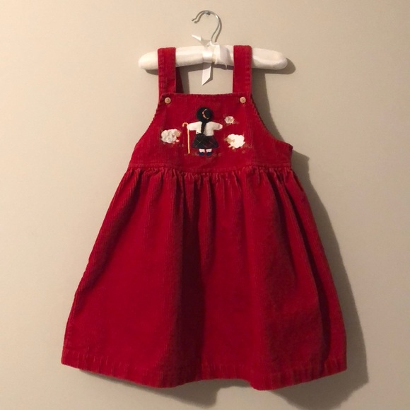 Vintage Other - Vintage Farm Girl Red Romper Dress - Side 6x